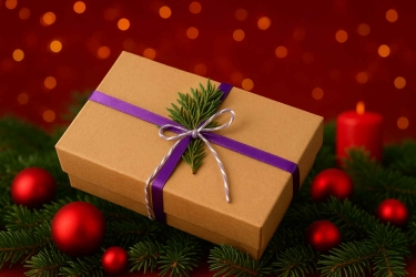 Świąteczny pakiet prezentowy dla psów - Personalizowany Świąteczny Pakiet Prezentowy dla Psów – 6×185 g CALIDI  Wyjątkowy prezent, który łączy jakość, troskę i świąteczną magię..